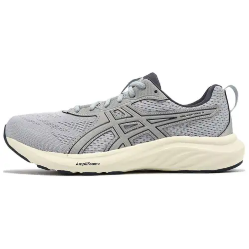 Asics GEL CONTEND 9 Abrasion Resistant Abrasion Resistant Low top Running Shoes Men's Gray Silver