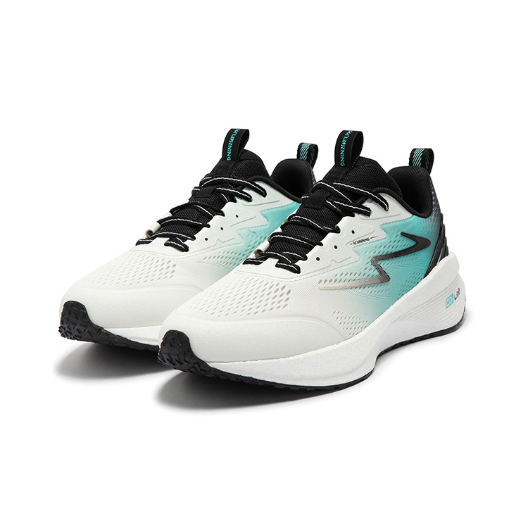 361° Popping Foam Cushioning Abrasion Resistant Slip Resistant Low top Running Shoes Men’s Vivid Aqua Blue