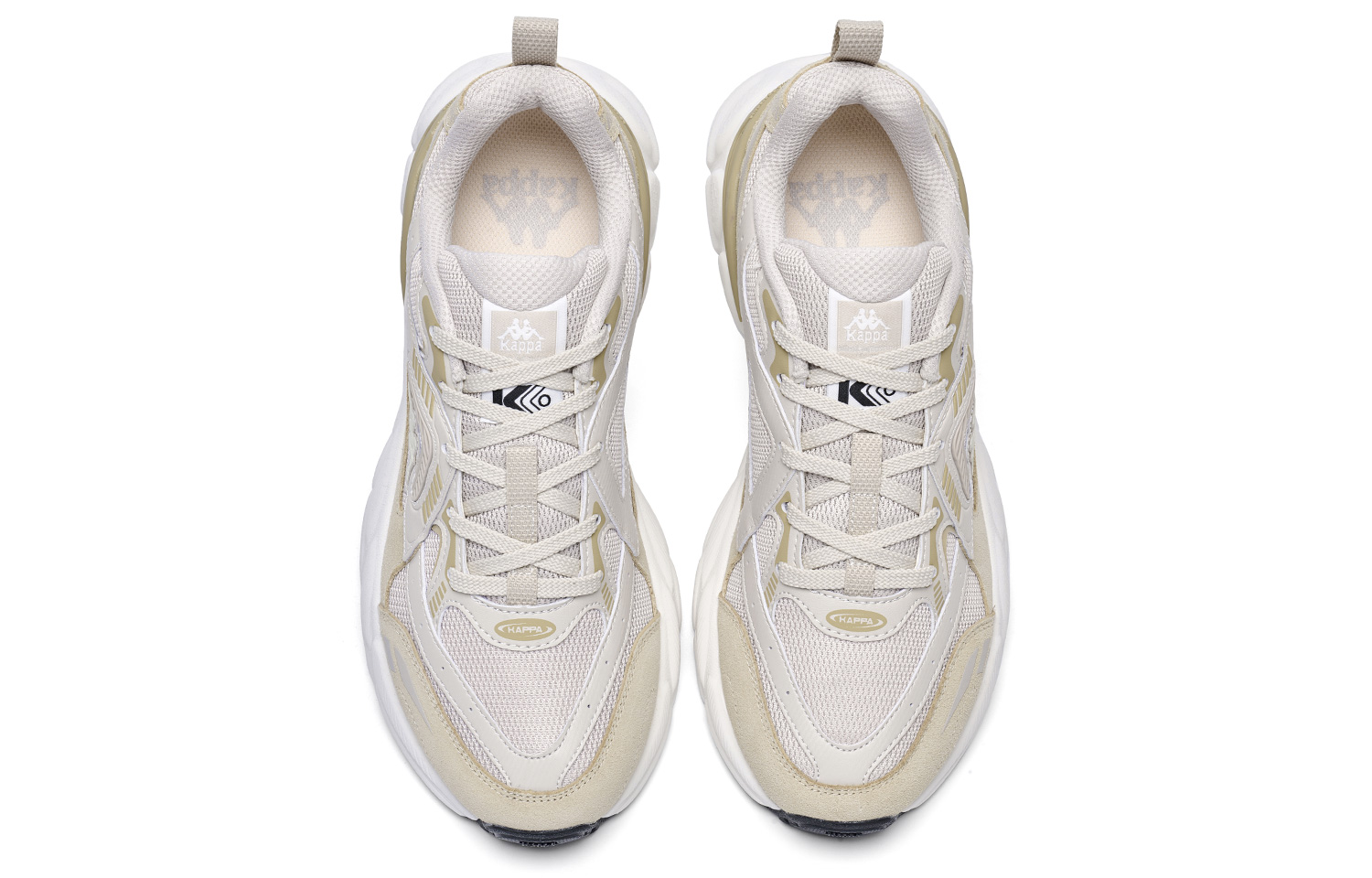 Kappa Textile, Synthetic Leather Slip Resistant, Abrasion Resistant, Lightweight Low top Casual Running Shoes Unisex