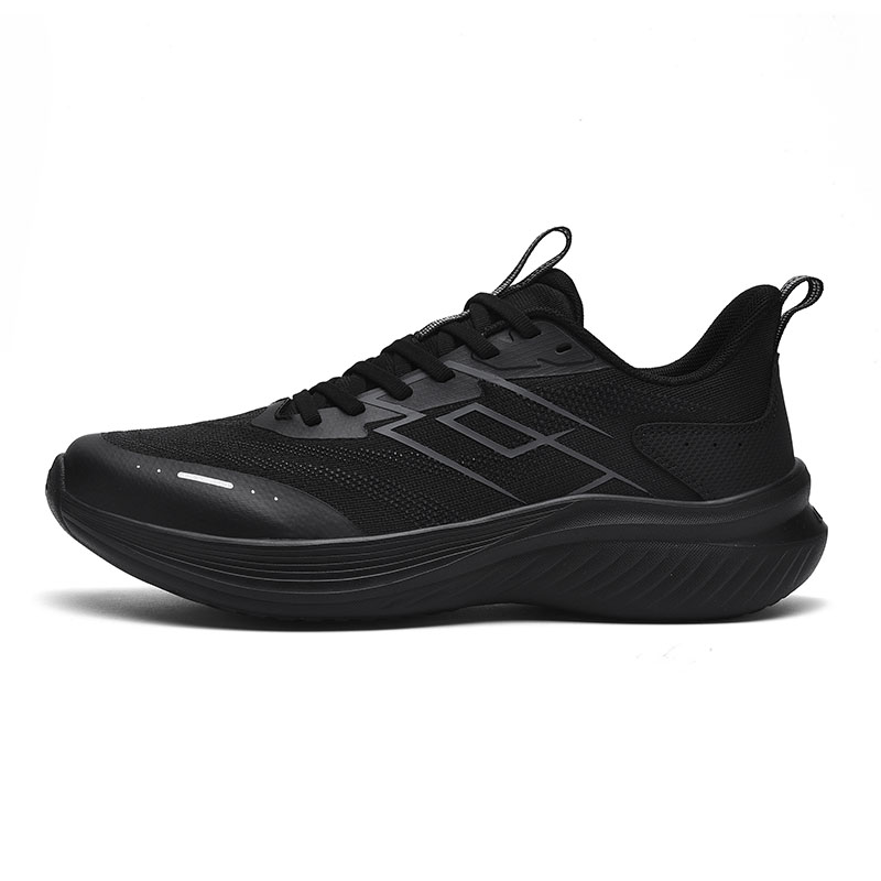 LOTTO Cushioning Rebound Abrasion Resistant Lightweight Breathable Low top Running Shoes Men’s Black