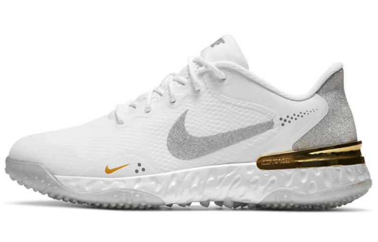 Nike Alpha Huarache Elite 3 Turf White Light Solar Flare Heather