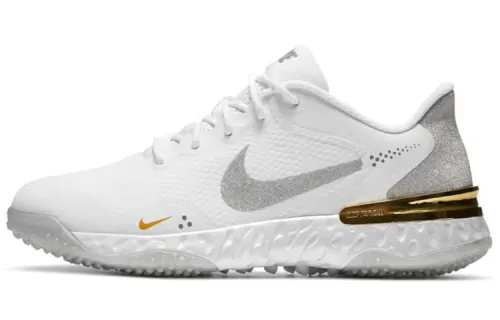 Nike Alpha Huarache Elite 3 Turf White Light Solar Flare Heather