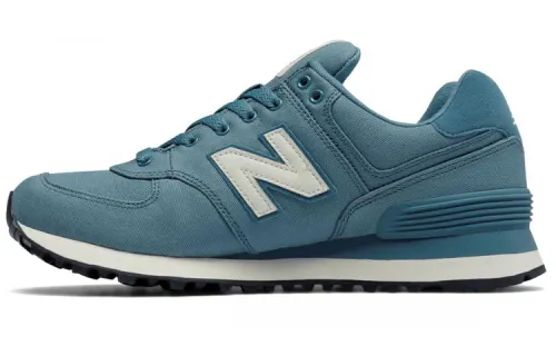 New Balance 574Series Canvas Ice Blue 'Blue White' Women's