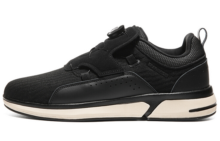 PEAK Woven Cushioning Slip Resistant Low top Running Shoes Men’s Black