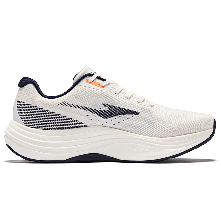 Erke Luanyu Cushioning Lightweight Rebound Low top Casual Training Running Shoes Men’s Microcrystal White Bristol Blue
