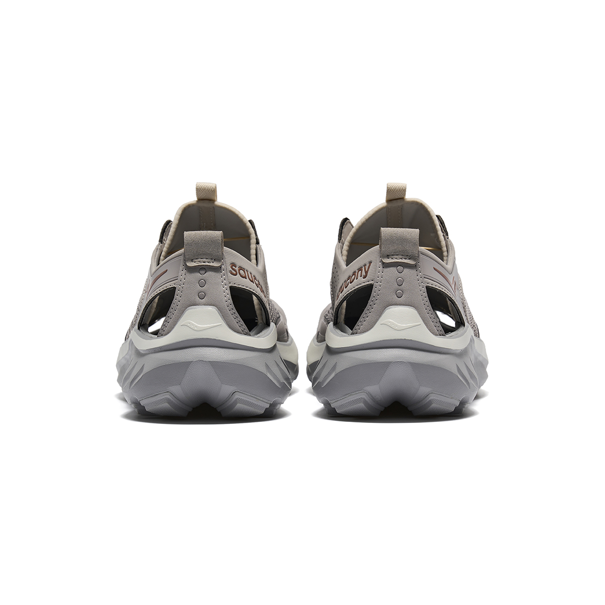 Saucony CRADLE MT Baby Cradles Synthetic Leather Breathable And Lightweight Low top Running Shoes Unisex Gray