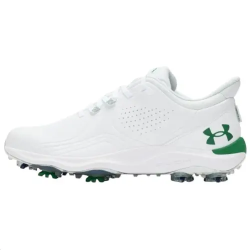 Under Armour Drive Pro Abrasion Resistant Abrasion Resistant Low top Golf Shoes Men's White Green