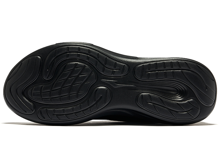 Erke Cloud Chase Comfortable Cushioning, Wear Resistant Low top Casual Running Shoes Men’s Jet Black