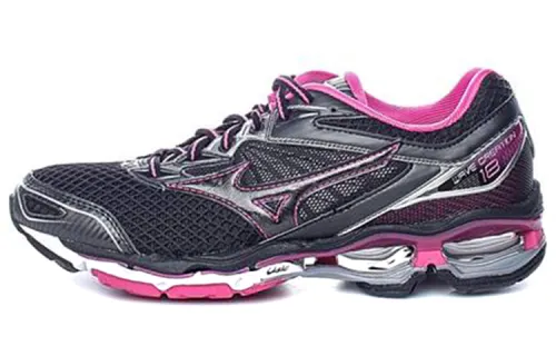 Mizuno Wave Creation 18 Low Tops Wear resistant Black Purple