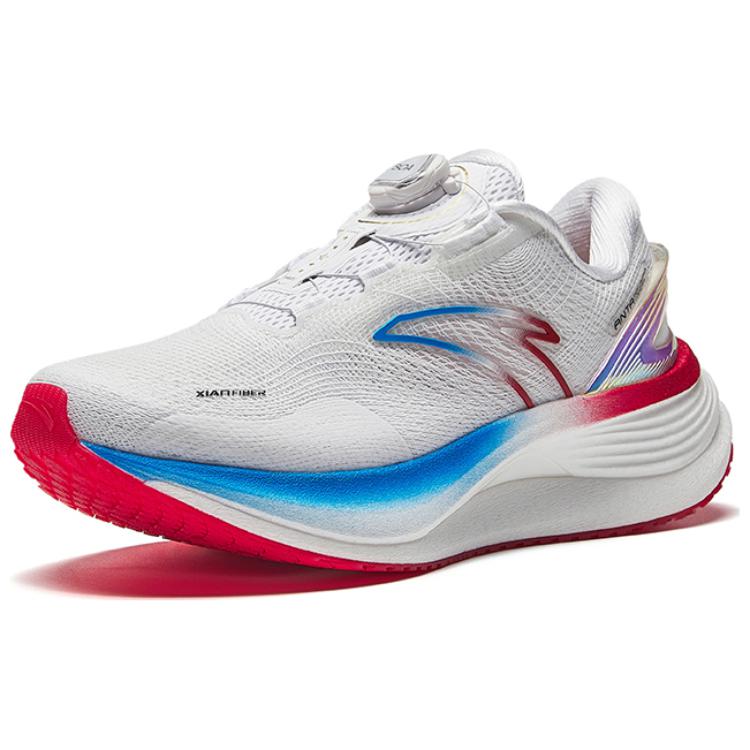 Anta Champion 3PRO Textile, Rubber Abrasion Resistant Low top Running Shoes Women’s White Blue Red