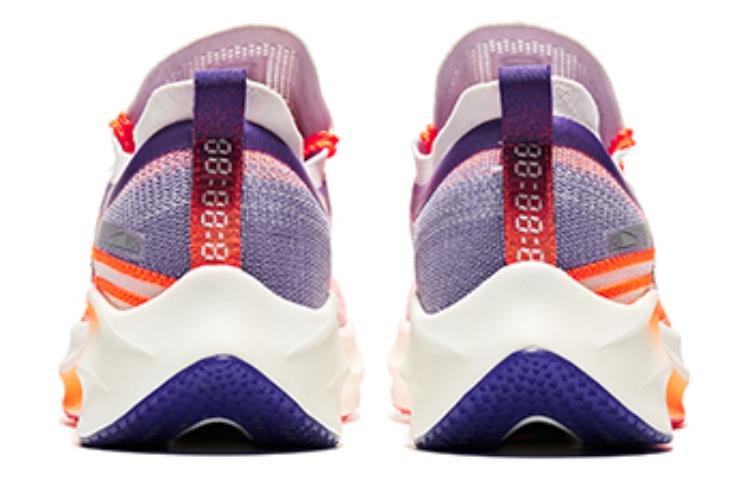 Erke Soft And Comfortable Slip Resistant, Abrasion Resistant, Rebound Low top Running Shoes Women’s Orange Purple