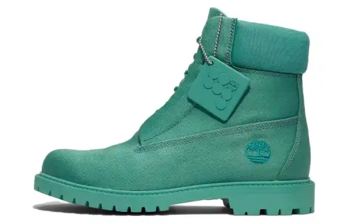 PANGAIA x Timberland PREMIUM Waterproof 6 Inch Waterproof And Wear resistant Short Outdoor Boots Women's Green