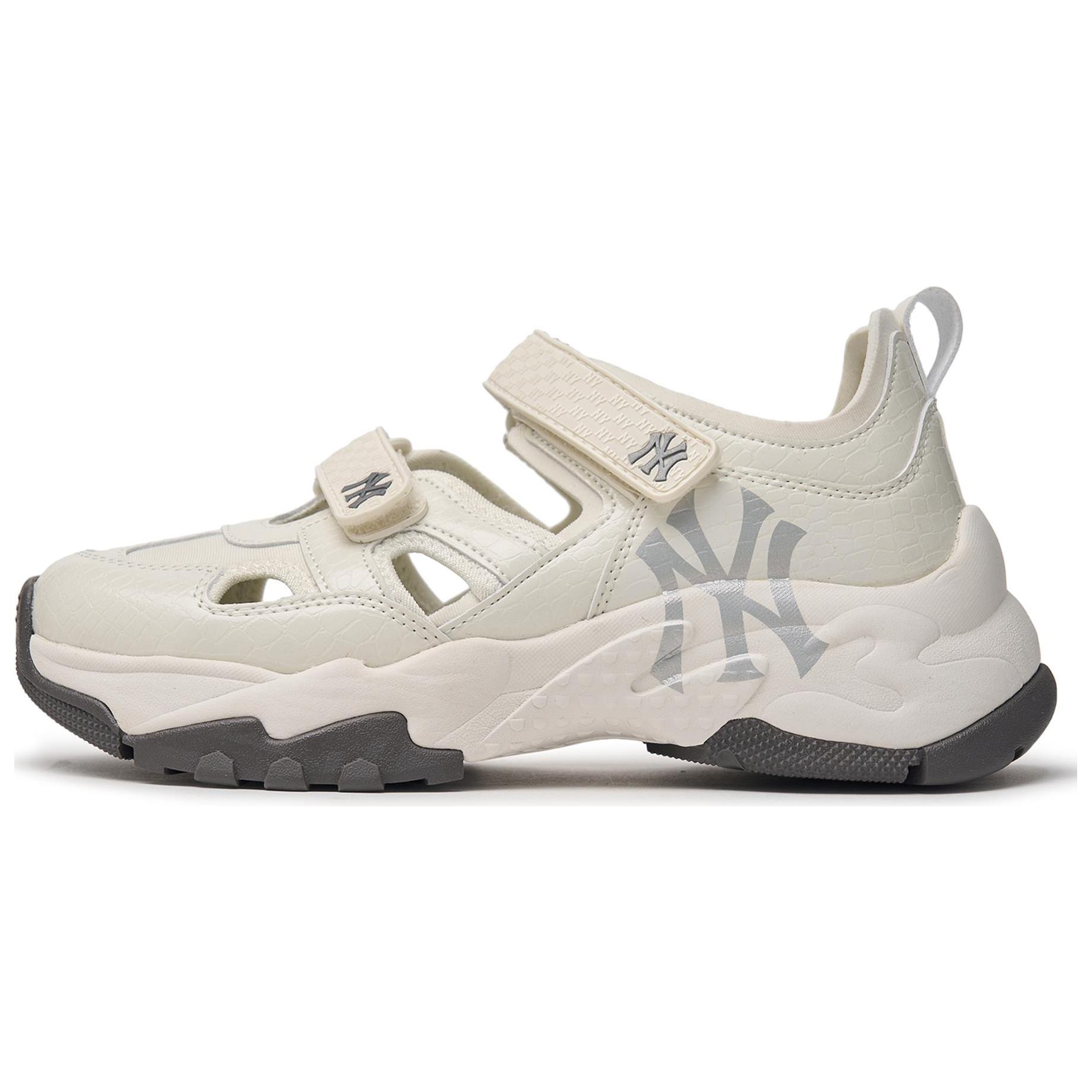 MLB Sandal Chunky Mask Comfortable And Breathable Moisture wicking Low top Running Shoes Unisex White