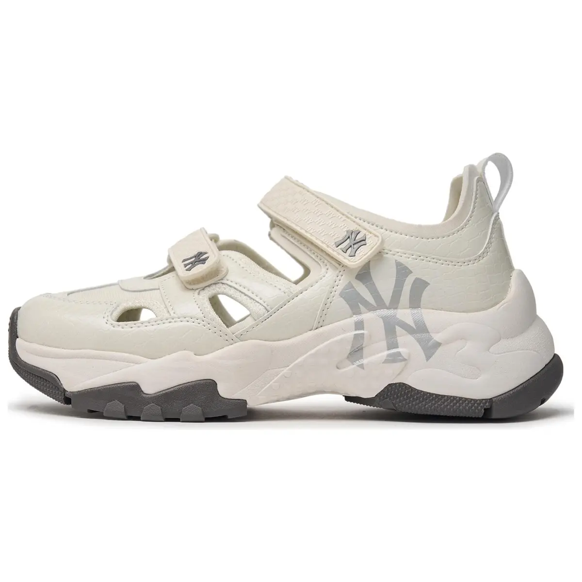 MLB Sandal Chunky Mask Comfortable And Breathable Low top Running Shoes Unisex White
