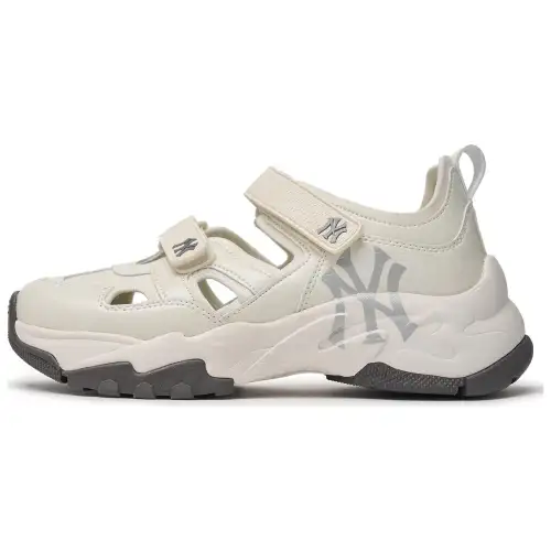 MLB Sandal Chunky Mask Comfortable And Breathable Moisture wicking Low top Running Shoes Unisex White
