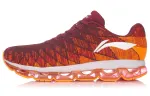 Li Ning Shadow 1.0 Cushioning Slip Resistant Breathable Low top Running Shoes Unisex Red Orange