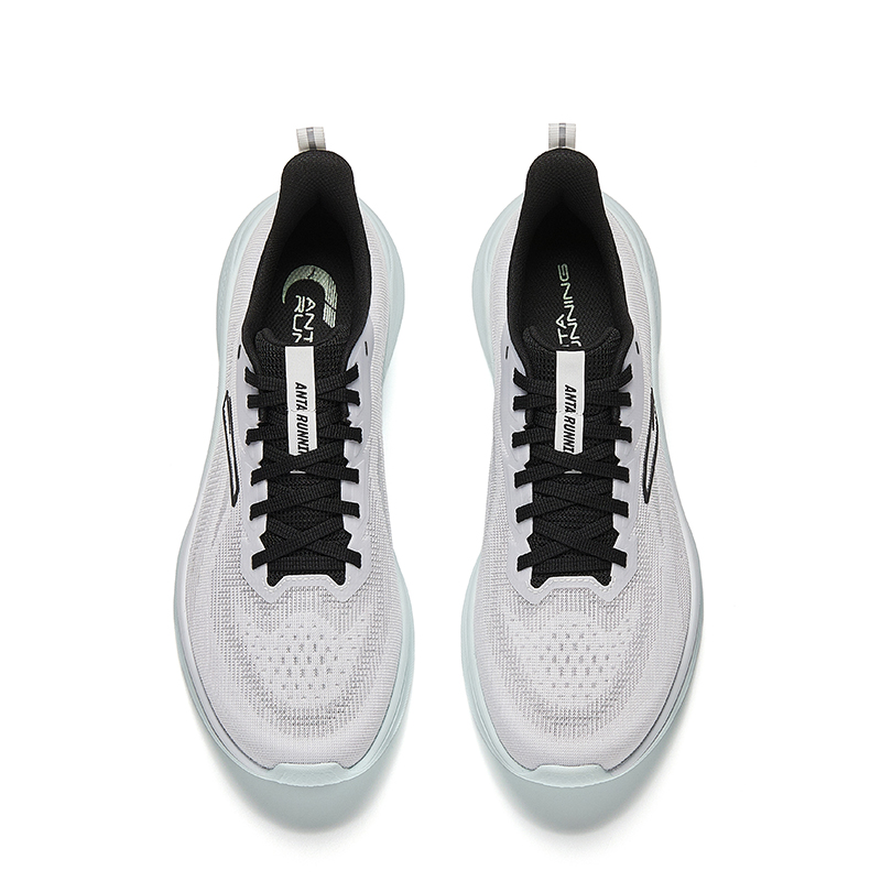 Anta Hydrogen Lite Slip Resistant Abrasion Resistant Low top Casual Running Shoes Men’s Gray Black