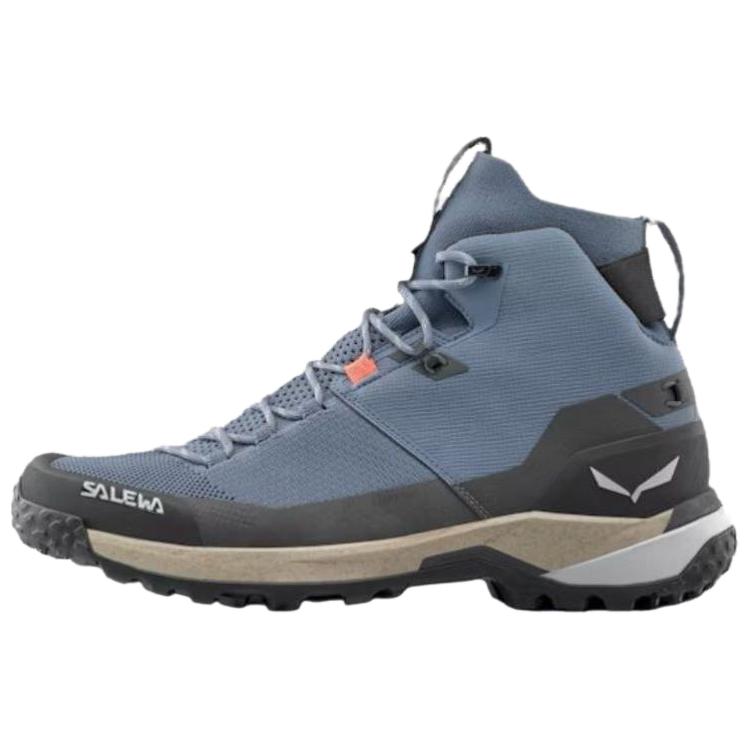 SALEWA POWERTEX Breathable And Waterproof Crew Outdoor Boots Men's Blue Black