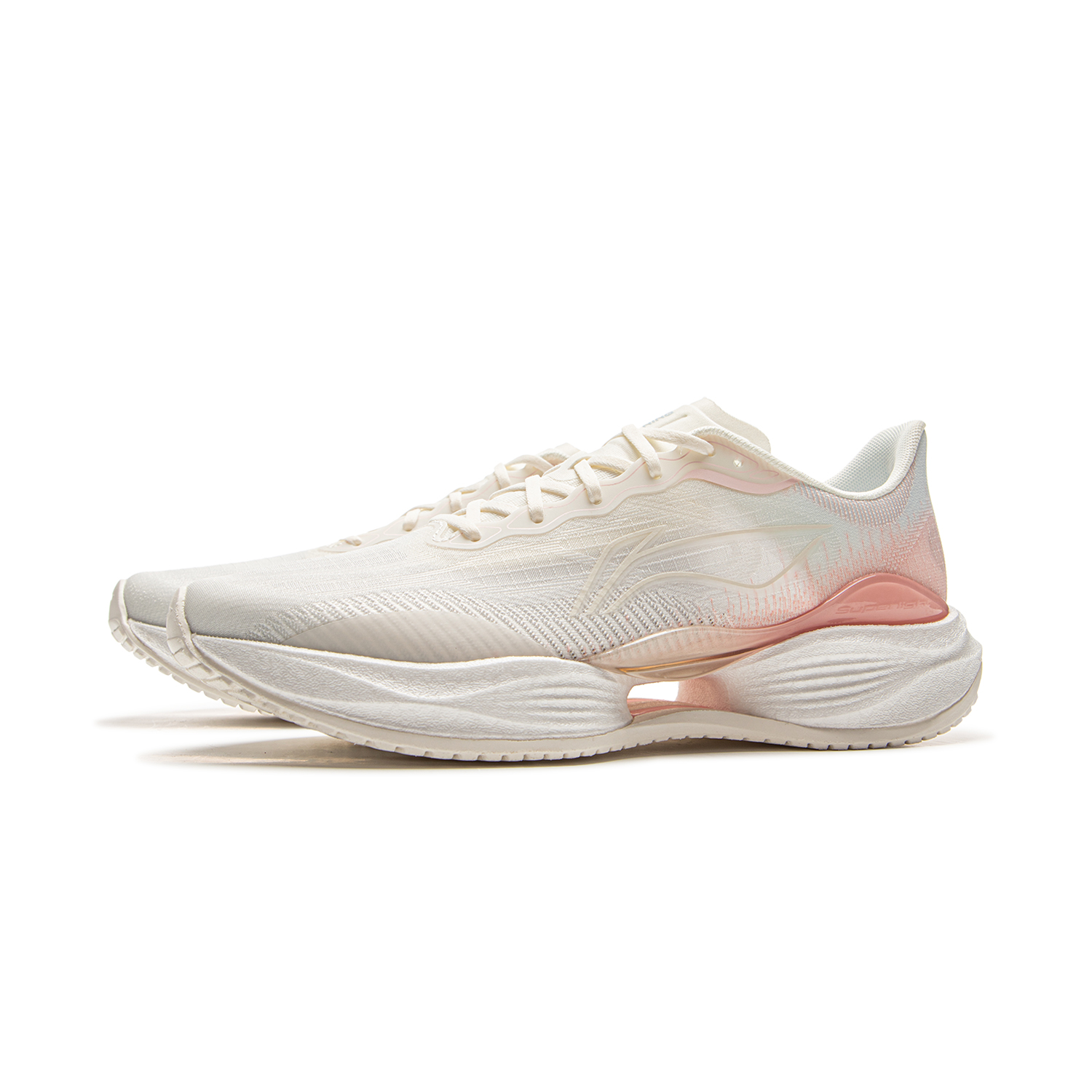 Li Ning Super Light 22 Low top A GRIP PRO Marathon Training Physical Fitness Test & Exam Running Shoes Women’s Ivory