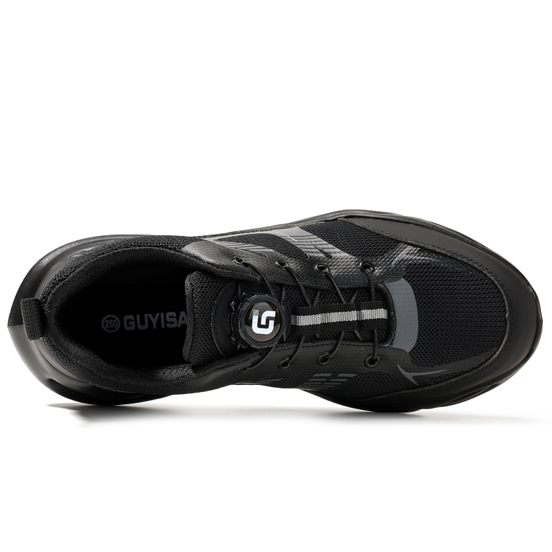 LANOUDUN Non slip Lightweight Low top Outdoor Shoes Unisex Black