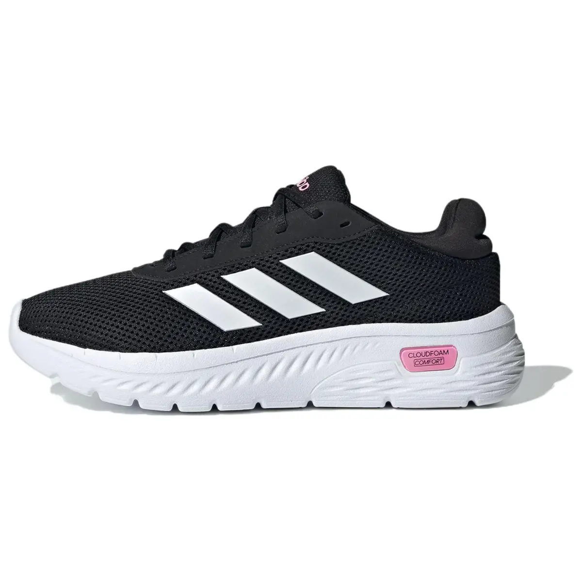 Adidas CLOUDFOAM COMFY Slip Resistant Abrasion Resistant Low top Casual Running Shoes Women's Black
