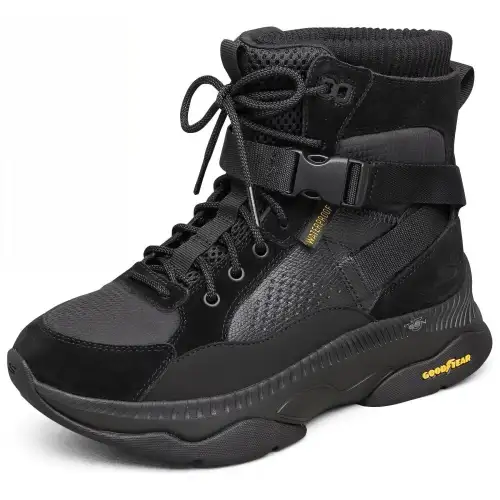 Skechers ON THE GO Thermal Waterproof Abrasion Resistant Short Outdoor Boots Women's Black