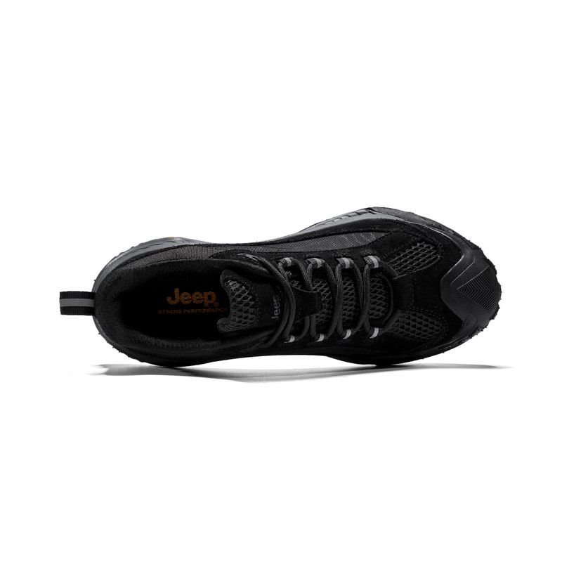 Jeep Moisture Wicking Lightweight Breathable Low top Outdoor Shoes Men’s Black