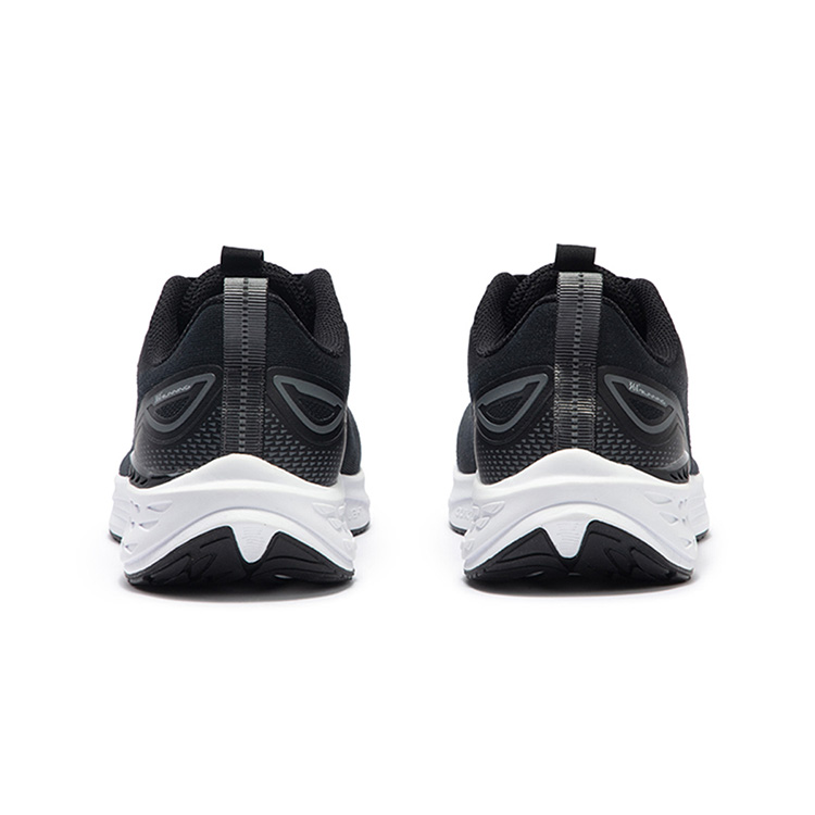 361° Flying Fish 3.0 Cushioning Slip Resistant Abrasion Resistant Low top Casual Running Shoes Men’s Black White