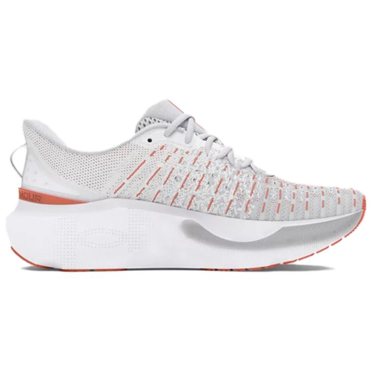 Under Armour Infinite Elite Comfortable And Lightweight Low top Casual Running Shoes Men’s Silver White