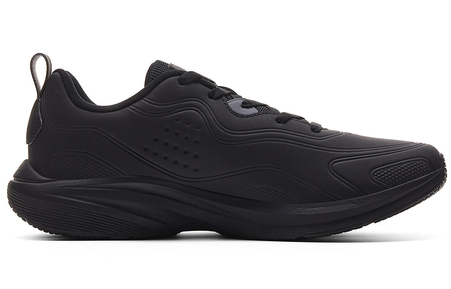 PEAK Cushioning Coverage Rebound Abrasion Resistant Lightweight Slip Resistant Low top Casual Running Shoes Men’s Black