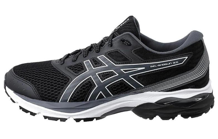 Asics Gel Shogun 3 Low top Running Shoes Men's Black White
