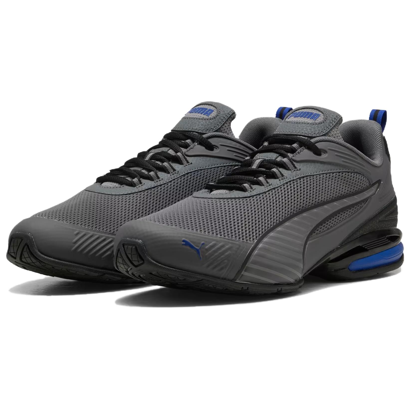 PUMA Slip Resistant Slip Resistant Low top Casual Running Shoes Unisex Gray Black