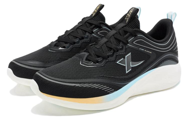 XTEP Lighten 7.0 Fabric Cushioning Slip Resistant Abrasion Resistant Breathable Low top Running Shoes Women’s Black