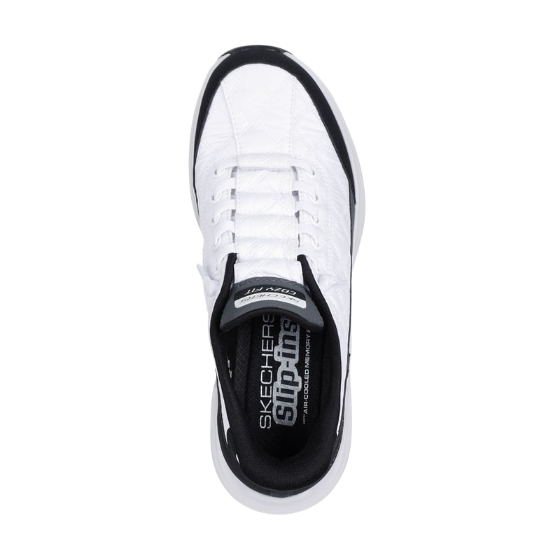 Skechers Contour Foam Cozy Fit Low top Running Shoes Women’s White Black