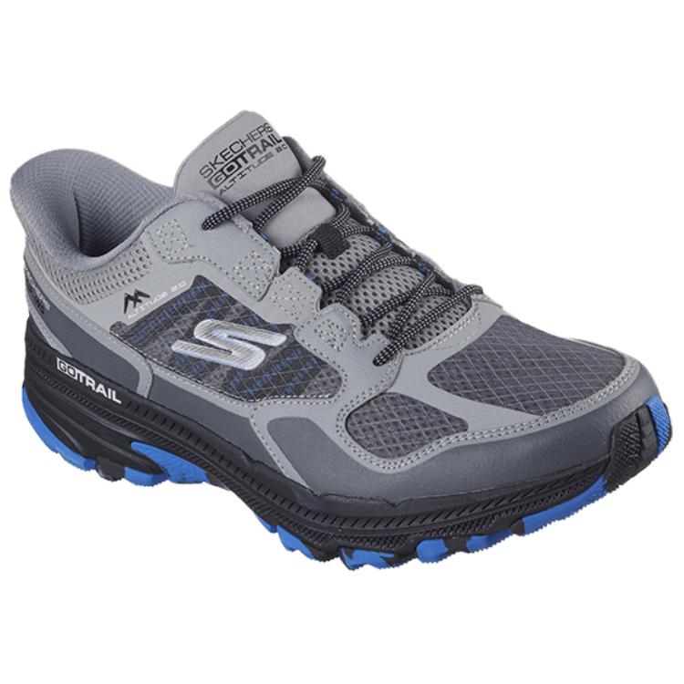 Skechers Low top Running Shoes Men’s Gray Blue