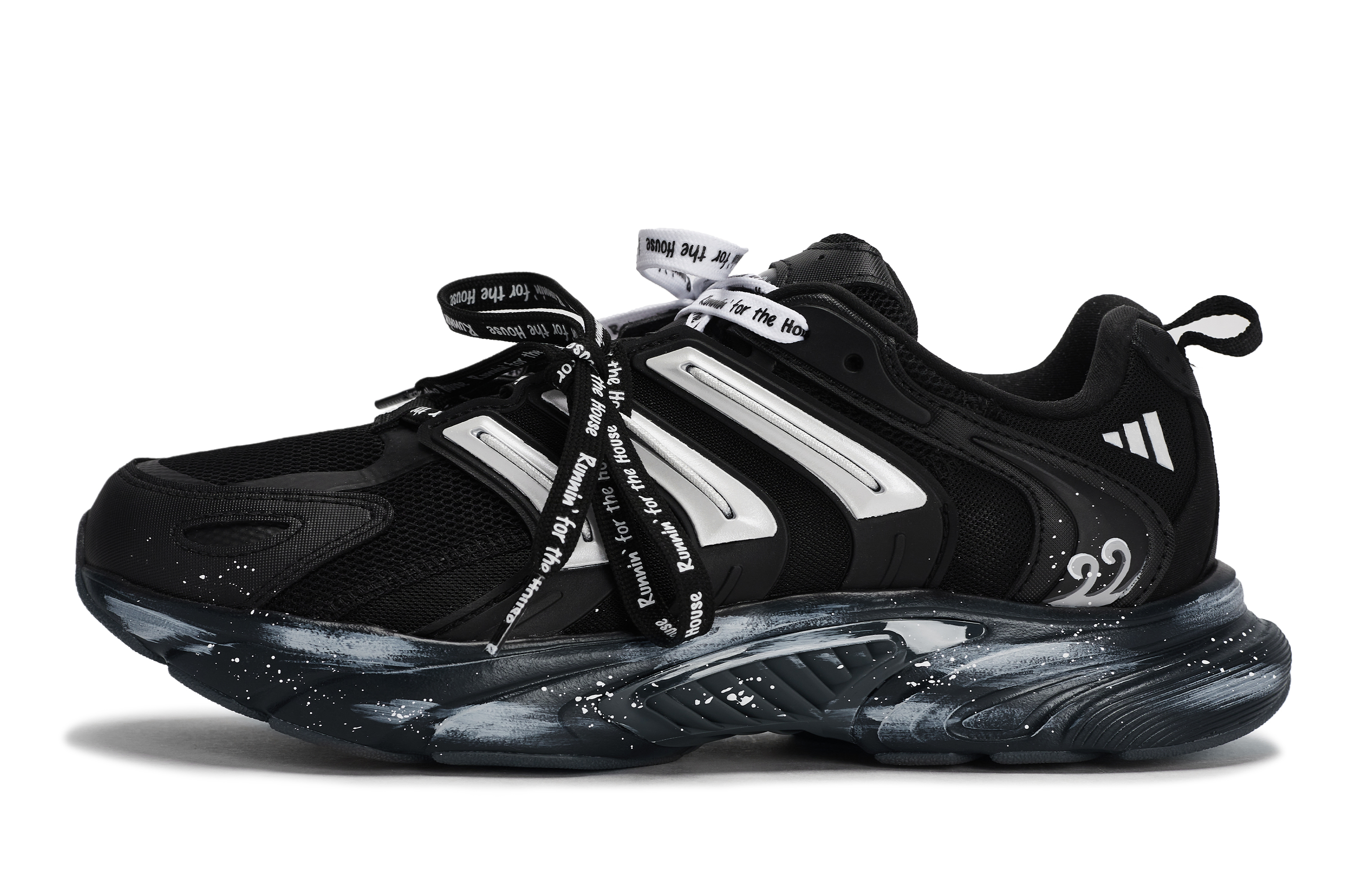 Adidas CLIMACOOL BOUNCE Slip Resistant Abrasion Resistant Low top Running Shoes Unisex Black White
