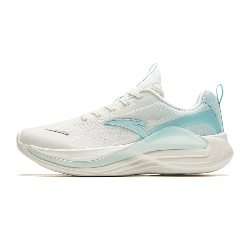Anta Lingyun 4 Comfortable Cushioning, Wear Resistant Low top Casual Running Shoes Women's White Blue