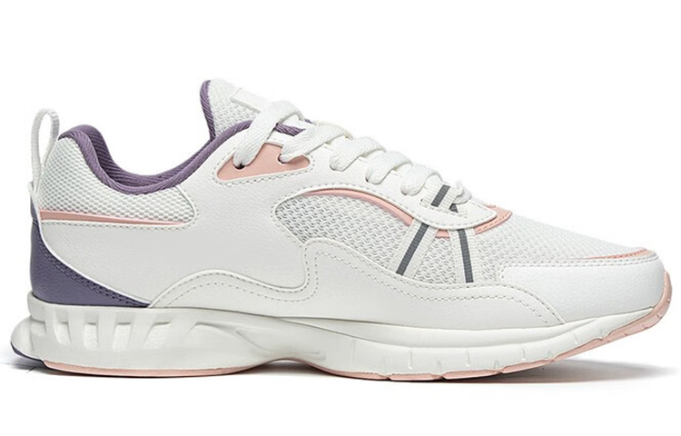 Li Ning Comfortable Textile, Leather Cushioning Slip Resistant Abrasion Resistant Breathable Lightweight Low top