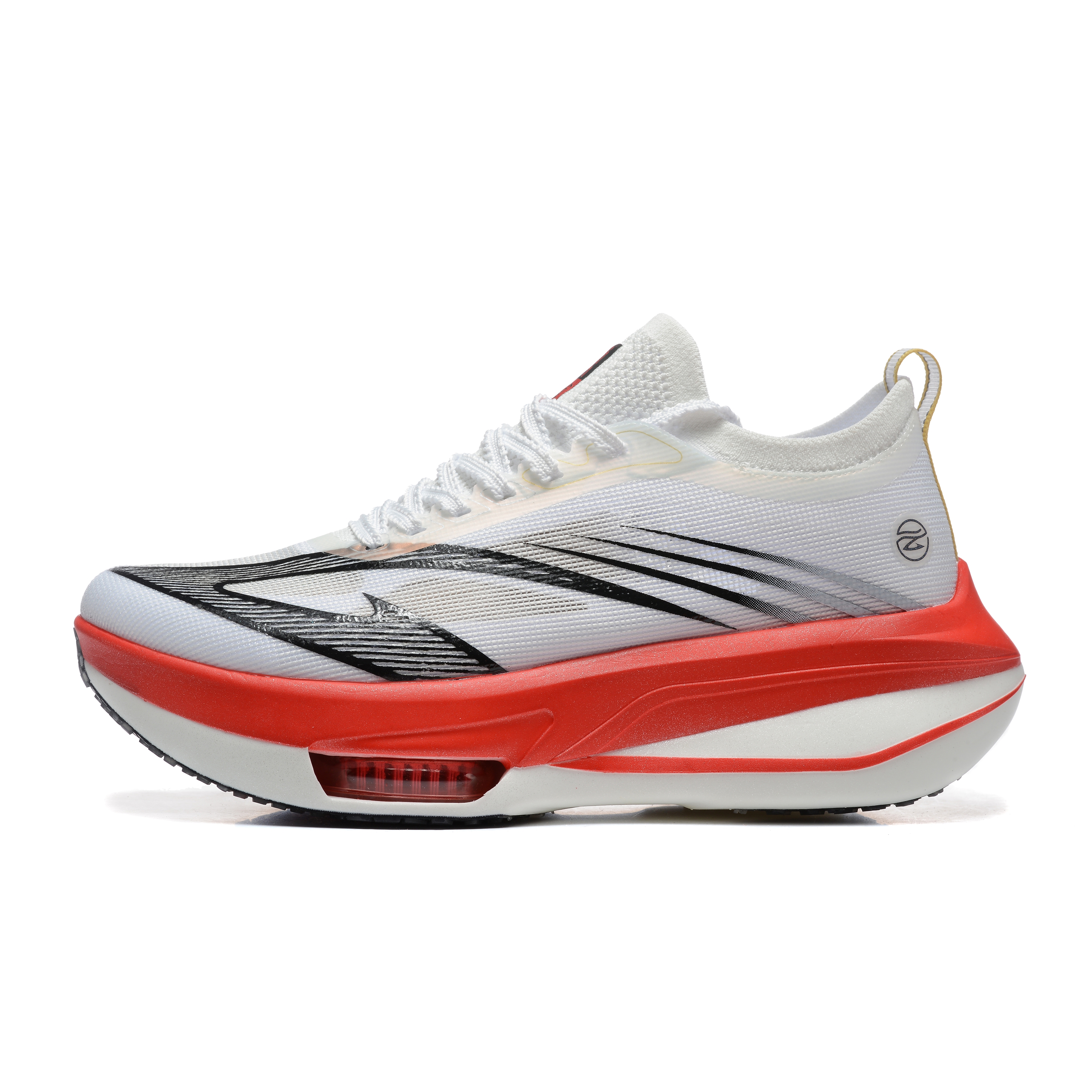 DEERWAY Running Shoes Unisex White Red