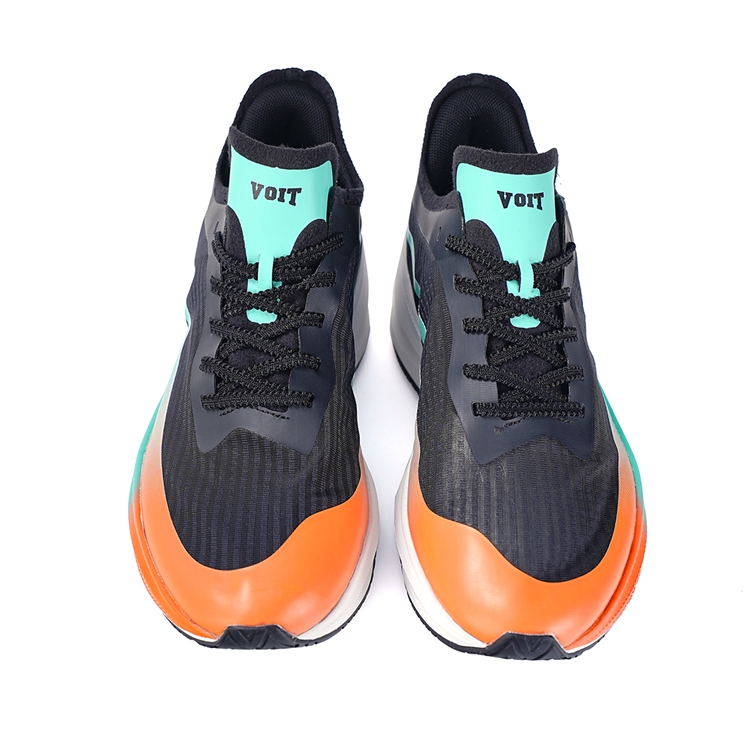 VOIT Running Shoes Unisex Low Top Black Rainbow