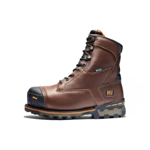 Timberland Abrasion Resistant Cushioning Comfortable Round Toe Short Outdoor Boots Men's Brown
