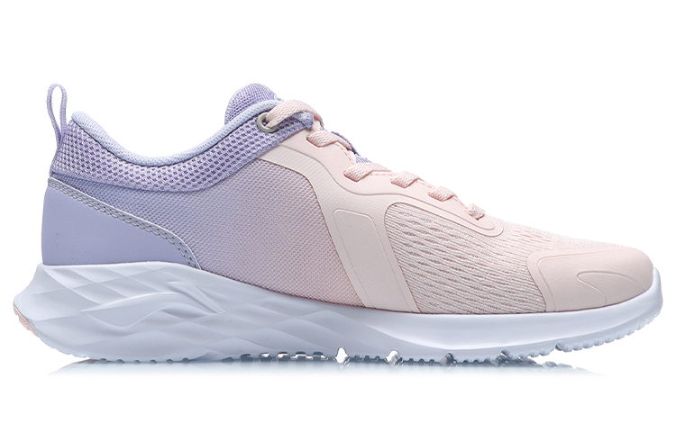 Li Ning Cushioning, Wear Resistant Low top Running Shoes Women’s Purple Pink
