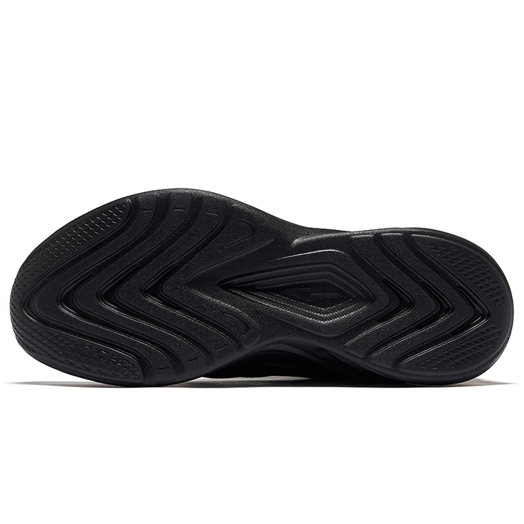 Erke Hunt Slip Resistant Lightweight Rebound Low top Casual Running Shoes Men’s Jet Black