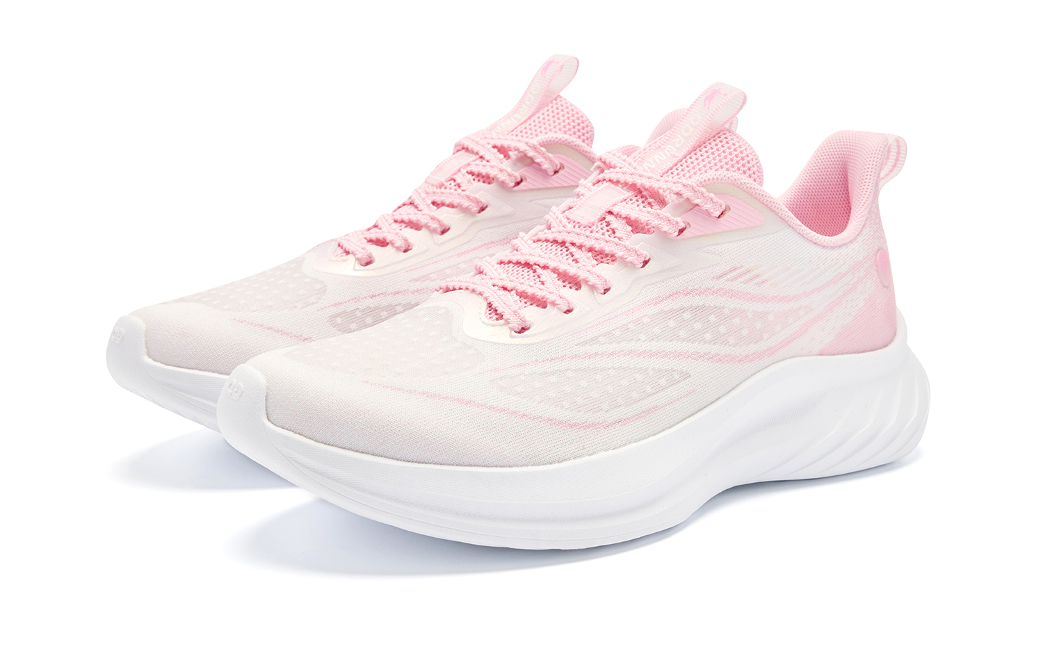 QIAODAN Light Speed 5.0LITE Low top Training Running Shoes Women’s White Pink