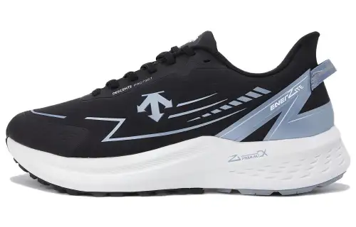 DESCENTE Enerzite Lace Up Waterproof Low top Running Shoes Unisex Black White Blue
