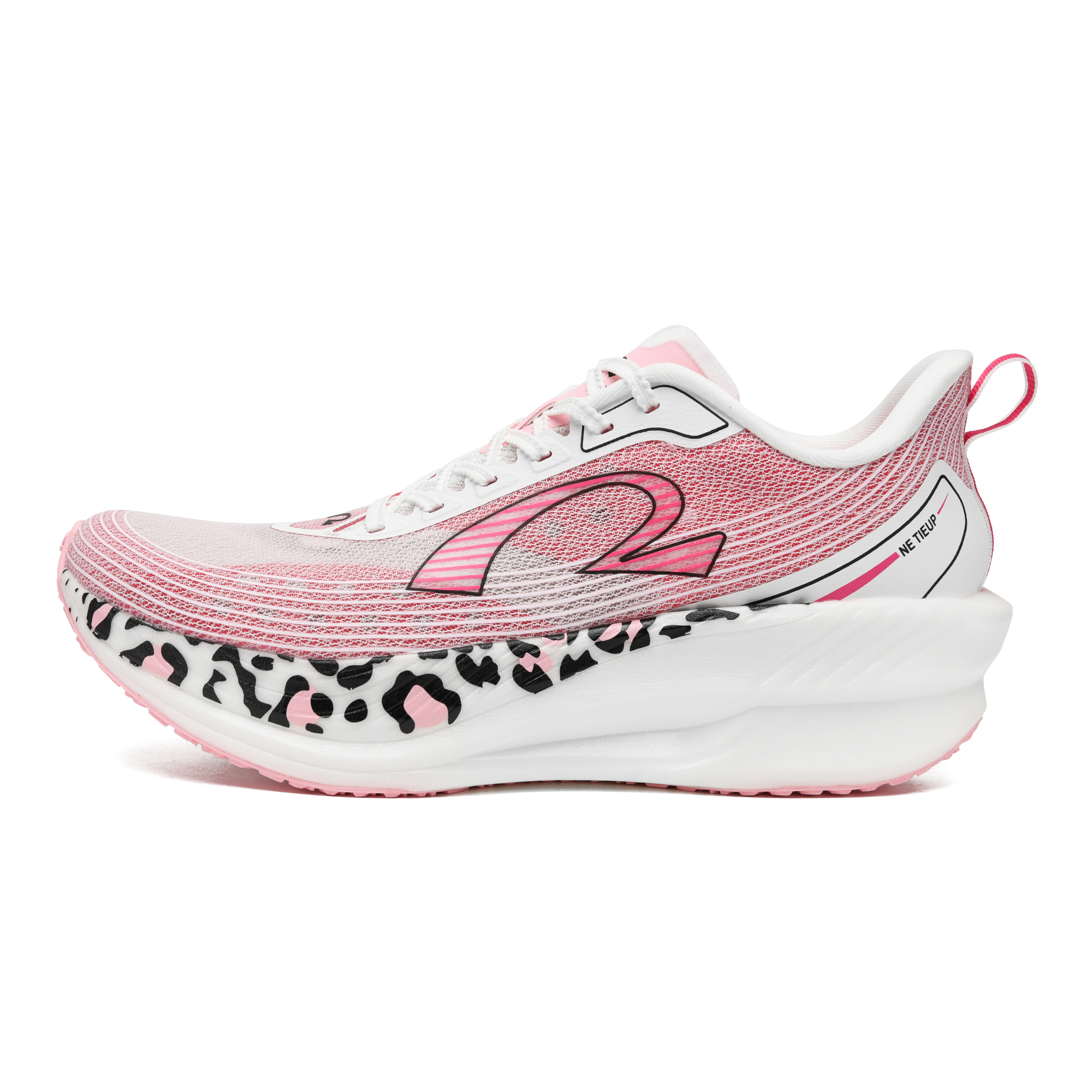 Neirk Low top Supercritical Midsole Running Shoes Unisex Leopard Shadow In The Flowers