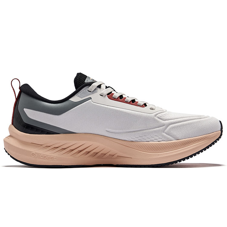 Erke Tissot 4 PU, Textile, Synthetic Leather Cushioning Slip Resistant Rebound Low top Rubber Outsole Casual Training