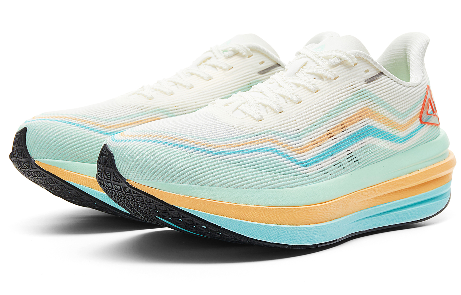 PEAK Taichi Multilayer Wave Cushioning Slip Resistant Abrasion Resistant Breathable Rebound Low top Running Shoes Men’s