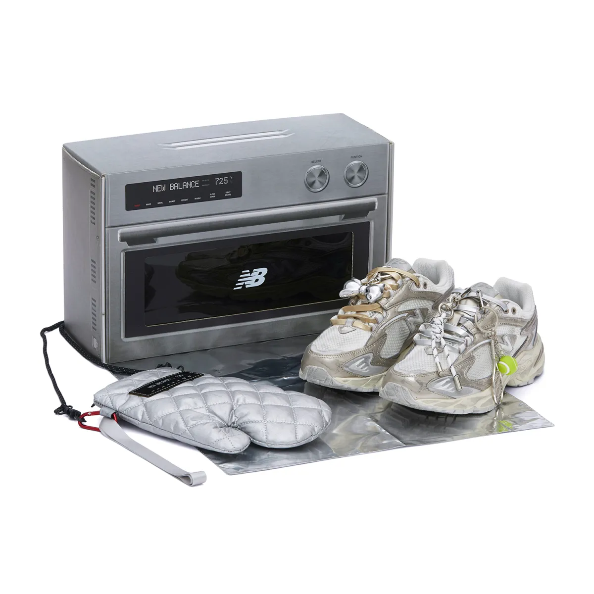 New Balance NB 725 Comfortable Low top Casual Running Shoes Unisex Vintage Champagne 'Chaos Pack' Box