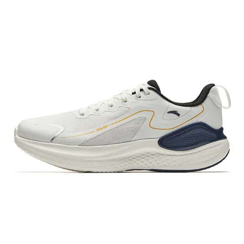 Anta Yunduan Cushioning Rebound Cushioning Rebound Low top Casual Running Shoes Men's White Blue